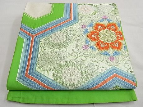 平和屋着物■六通柄袋帯 唐織 毘沙門亀甲花唐草文 金銀糸 逸品 n-ar2799 平和屋着物■六通柄袋帯 唐織 毘沙門亀甲花唐草文 金銀糸 逸品 n-ar2799