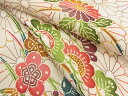 平和屋着物■付下げ 型染め 菊尽くし 芝草花文 逸品 n-wb2153