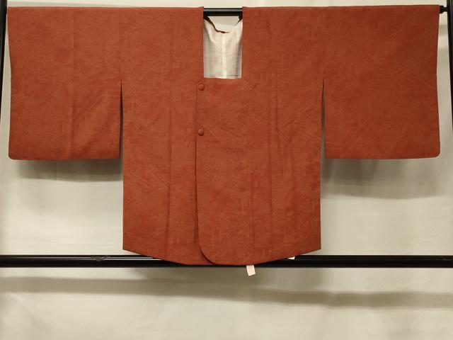 平和屋着物＃道行コート　風景草花文　正絹　逸品　CABF1468in