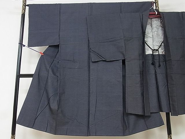 平和屋着物■男性 紬 アンサンブル 横段文 逸品 DAAC4321ea