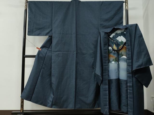 平和屋着物●男性 本場大島紬 アンサンブル 100亀甲 総詰め 正絹 逸品 未使用 CABC6552yc