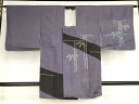 平和屋着物■道行コート 絞り 笹竹文 金彩 ロング丈 正絹 逸品 AAAN0463bw