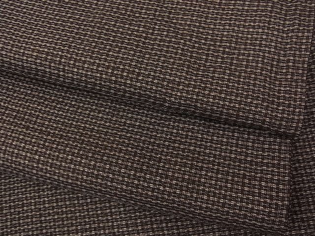 平和屋着物■男性 お召 絣文様 逸品 n-fw2552