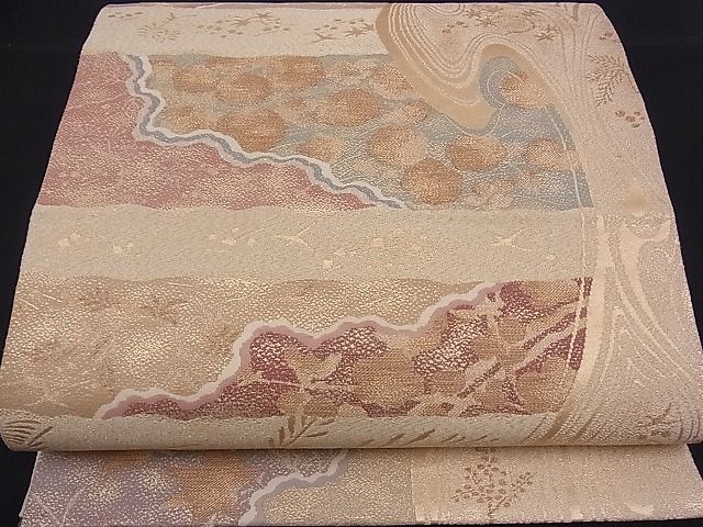 乐天商城 - 平和屋着物■六通柄袋帯　光琳派集　金糸　逸品　n-mz4032