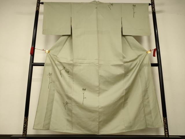 Summer Wear - 平和屋着物＊夏物　訪問着　絽　枝花文　正絹　逸品　AABA9331jd