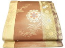 平和屋着物◎六通柄袋帯 唐織 花喰い鳥 草花間道 金糸 正絹 逸品 DAAK7764xg(4)