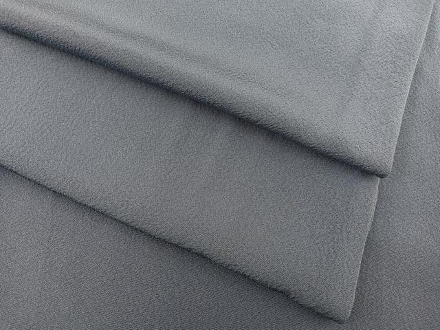 平和屋着物▽上質な色無地　単衣　藤鼠色　正絹　逸品　BAAS8347hv(4.0)