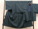 平和屋着物■男性 紬 アンサンブル 霞文 正絹 逸品 BAAR5376wb