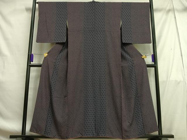 平和屋着物■上質な小紋 花間道 正絹 逸品 AABF8646oa