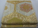 平和屋着物■六通柄京袋帯 亀甲繋吉祥文 金銀糸 逸品 pn4564