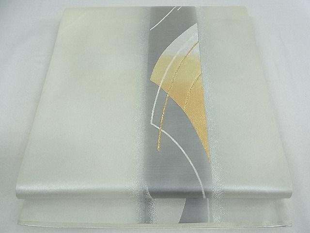 平和屋着物■六通柄袋帯　吉祥間道　金銀糸　逸品　ox2582