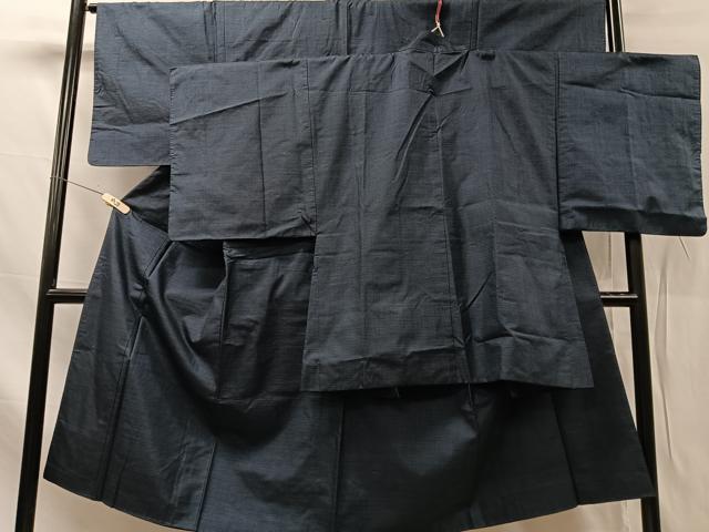 平和屋着物■男性 本場大島紬 アンサンブル 植田登美義作 100亀甲 総詰め 証紙付き 正絹 逸品 未使用 CAAR3251xe