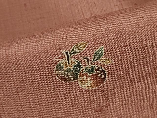 平和屋着物■上質な紬　成り物　正絹　逸品　未使用　CAAZ7604in