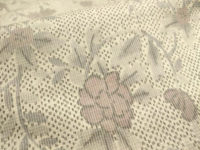 平和屋着物■上質な紬　枝花　正絹　逸品　DAAK3100op...