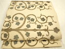 平和屋着物■太鼓柄 本袋帯 花唐草文 金糸 正絹 逸品 DAAN0151op(4)
