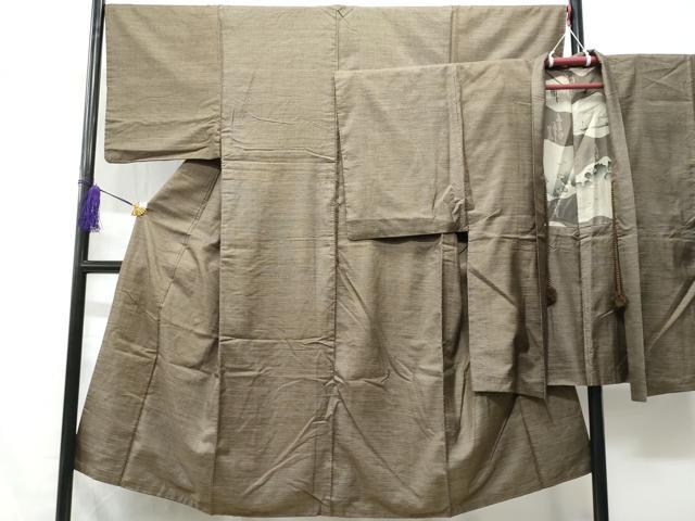 和服組 - 平和屋着物■男性　本場大島紬　アンサンブル　80亀甲　総詰め　正絹　逸品　CABD1852fb