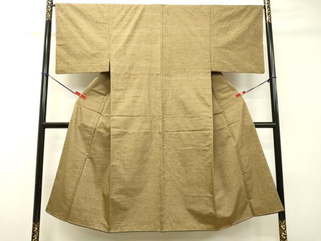 平和屋着物●男性 紬 木蘭色 正絹 逸品 未使用 DAAR4317tw