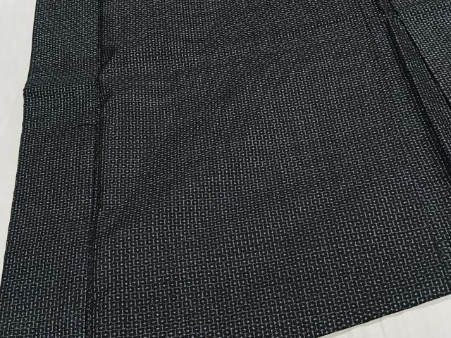 平和屋着物∞男性　長羽織　キングサイズ　本場大島紬　亀甲文様　正絹　逸品　CABE4993ua 3