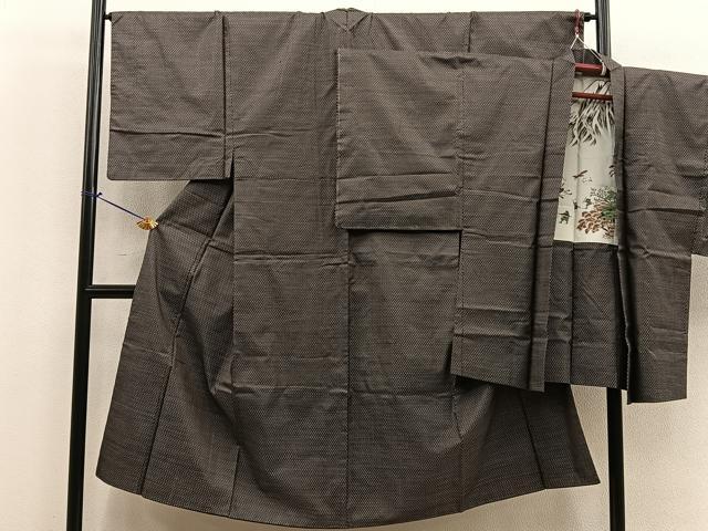平和屋着物■男性 本場大島紬 アンサンブル 吉祥文 正絹 逸品 BAAS0784sa