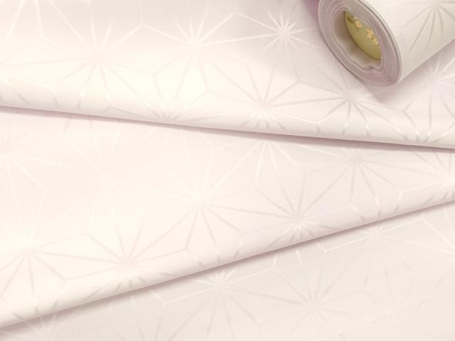 平和屋着物▼長襦袢　反物　着尺　麻の葉文様　暈し染め　洗える着物　未使用　DAAY0542we