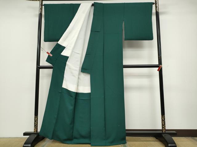 平和屋着物●上質な色無地　鉄色　正絹　逸品　CABC2124ut heiwaya-11050454 平和屋 サンプル画像3