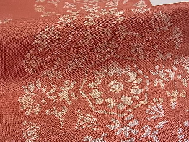 平和屋着物■六通柄袋帯　正倉院花文　金糸　逸品　ca3909