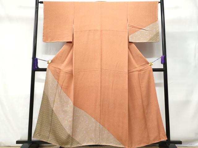 平和屋着物■訪問着 流水花文 正絹 逸品 CABD1860fb