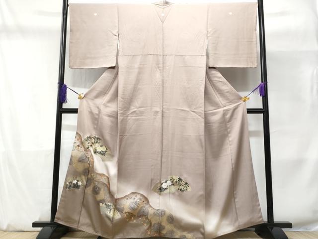 平和屋着物■豪華色留袖 道長地紙花文 暈し染め 正絹 逸品 CABD1862fb