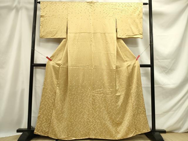 Uramono - 平和屋着物■訪問着　絞り　幾何学文様　正絹　逸品　DABD0744op