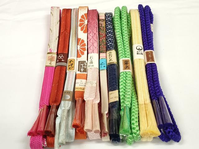 Other - 平和屋着物●和装小物　帯締め10本セット　組紐　高麗組　笹浪組　金糸　鈴乃屋扱い　逸品　未使用　DABD7100zzz