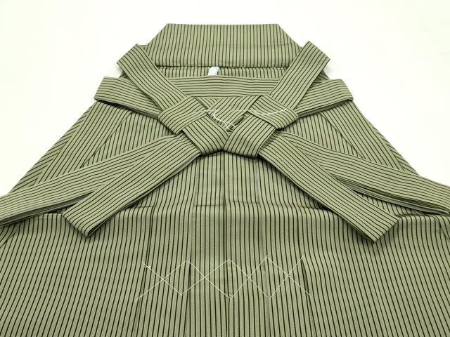 平和屋本店■極上　男性　馬乗り袴　縞　逸品　未使用　CZAA2480s5