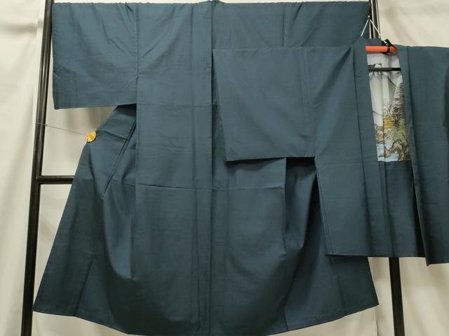平和屋着物■男性 本場大島紬 アンサンブル 100亀甲 総詰め 正絹 逸品 DAAR1972qp