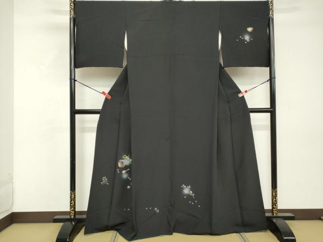 平和屋着物■訪問着　茶器　蛍暈し　正絹　逸品　DABE7660cd