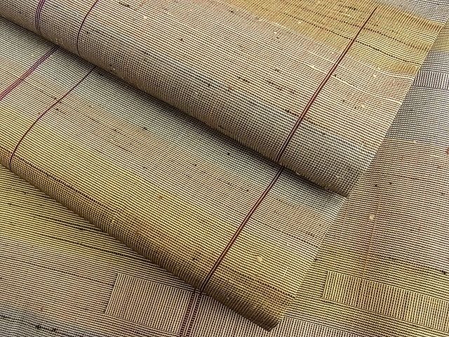乐天商城 - 平和屋着物■上質な紬　横段文　逸品　n-ar3393