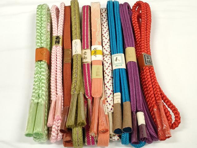 Other - 平和屋着物●和装小物　帯締め10本セット　西陣　組紐　高麗組　奈良組　金糸　逸品　未使用　DABD7102zzz