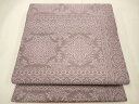 平和屋着物◎両面 全通柄袋帯 更紗花文 正絹 逸品 CAAW9213qe