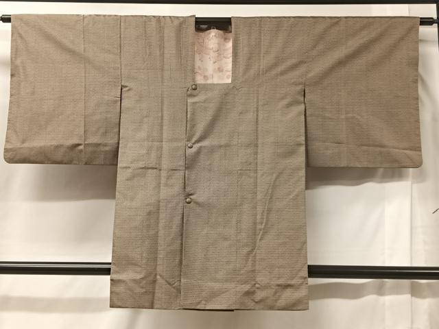 平和屋着物＃道行コート 本場大島紬 100亀甲 総詰め 正絹 逸品 CABB5480ua