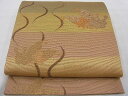 平和屋着物◎佐賀錦 六通柄袋帯 陽光 舞蝶文 金糸 逸品 BAAE0419ac(4)
