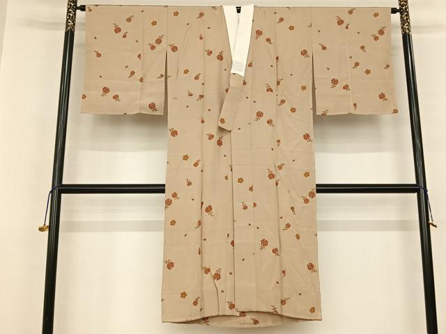 平和屋着物●長襦袢　無双仕立て　鈴　金彩　正絹　逸品　未使用　AABF0515fy