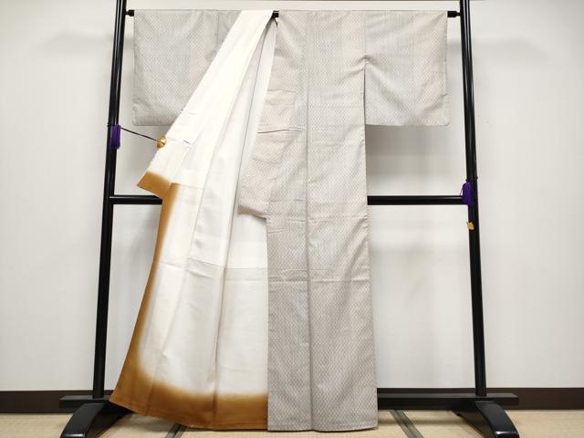 平和屋の平和屋着物●極上　東郷織物謹製　本場大島紬　間道　逸品　CYAA4082s6｜アングル3