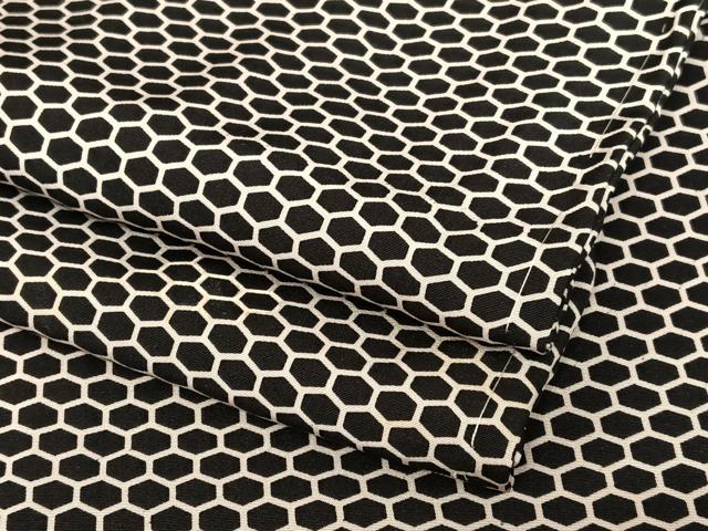 平和屋着物●上質な小紋　亀甲文　正絹　逸品　未使用　AABB6375zg