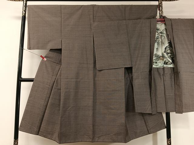 平和屋着物●男性　本場大島紬　アンサンブル　100亀甲　総詰め　正絹　逸品　CABC2714vp