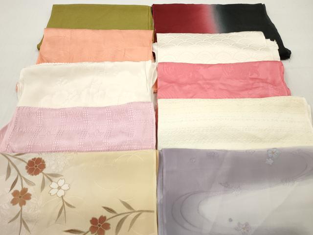 平和屋着物★和装小物 帯揚げ10枚セット 正絹 逸品 DABJ2173xg