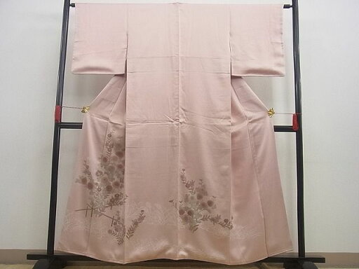 平和屋着物■豪華色留袖 手描き 秋草文 金銀彩 逸品 n-gh3298 平和屋着物■豪華色留袖 手描き 秋草文 金銀彩 逸品 n-gh3298