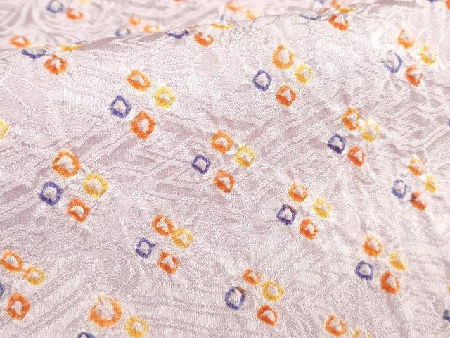 平和屋着物■上質な小紋 総絞り 霞文 正絹 逸品 DAAS5113ya