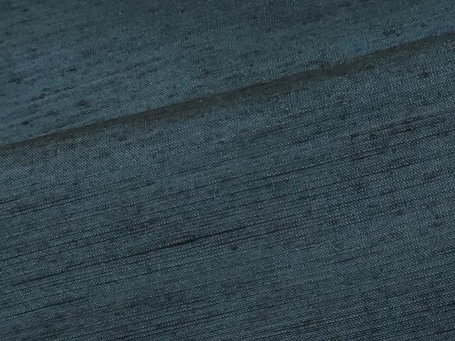 平和屋着物■男性 紬 色無地 濃紺地 正絹 逸品 CAAL7268ou