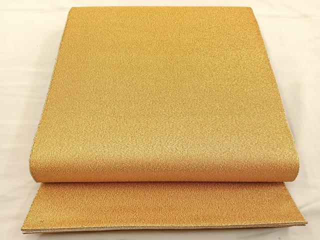 乐天商城 - 平和屋着物◎全通柄袋帯　霞文　金糸　正絹　逸品　BAAS7592xa