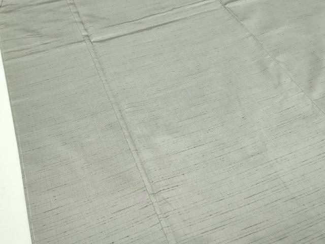 平和屋本店■極上　男性　紬　アンサンブル　キングサイズ　横段文　生壁色地　逸品　未使用　CZAA2607s5