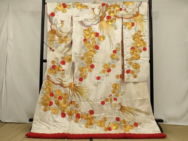 平和屋本店●色打掛 和装 婚礼 結婚式 花嫁 神社挙式 総刺繍 駒刺繍 鳳凰花文 金銀...