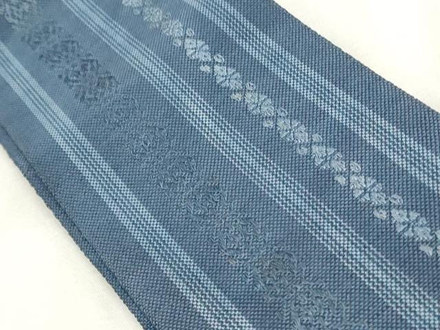 平和屋着物◎男性　本場筑前博多織　角帯　献上　正絹　逸品　CABF2289qe
